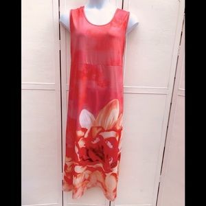 AVENUE WOMEN’S PLUS SIZE SLEEVELESS MAXI DRESS 1X